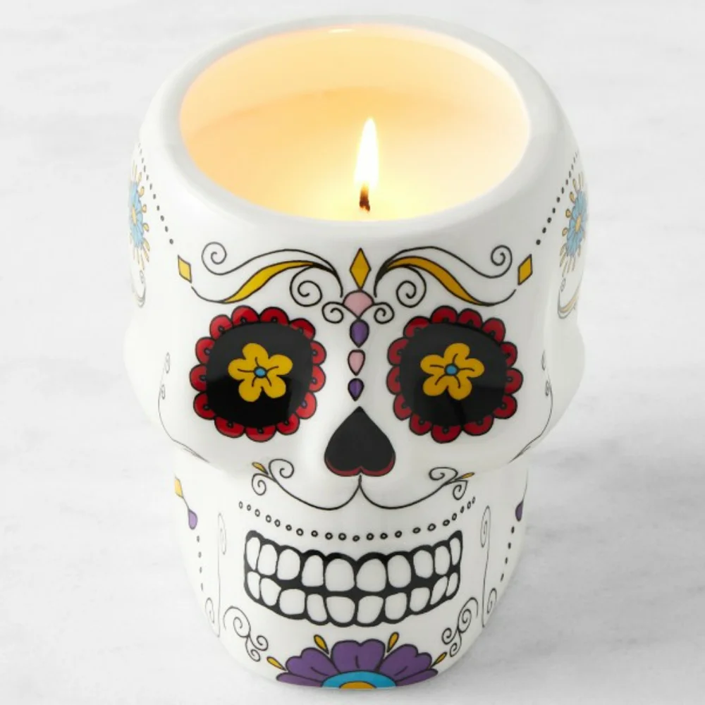 Williams Sonoma Day of the Dead Candle